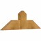 Ekena Millwork Portland Rough Sawn Timber Gable Bracket, Western Red Cedar, 36"W x 12"H x 2"D x 6"F, 8/12 Pitch GBW036X12X0206POR00RWR - alternate 3